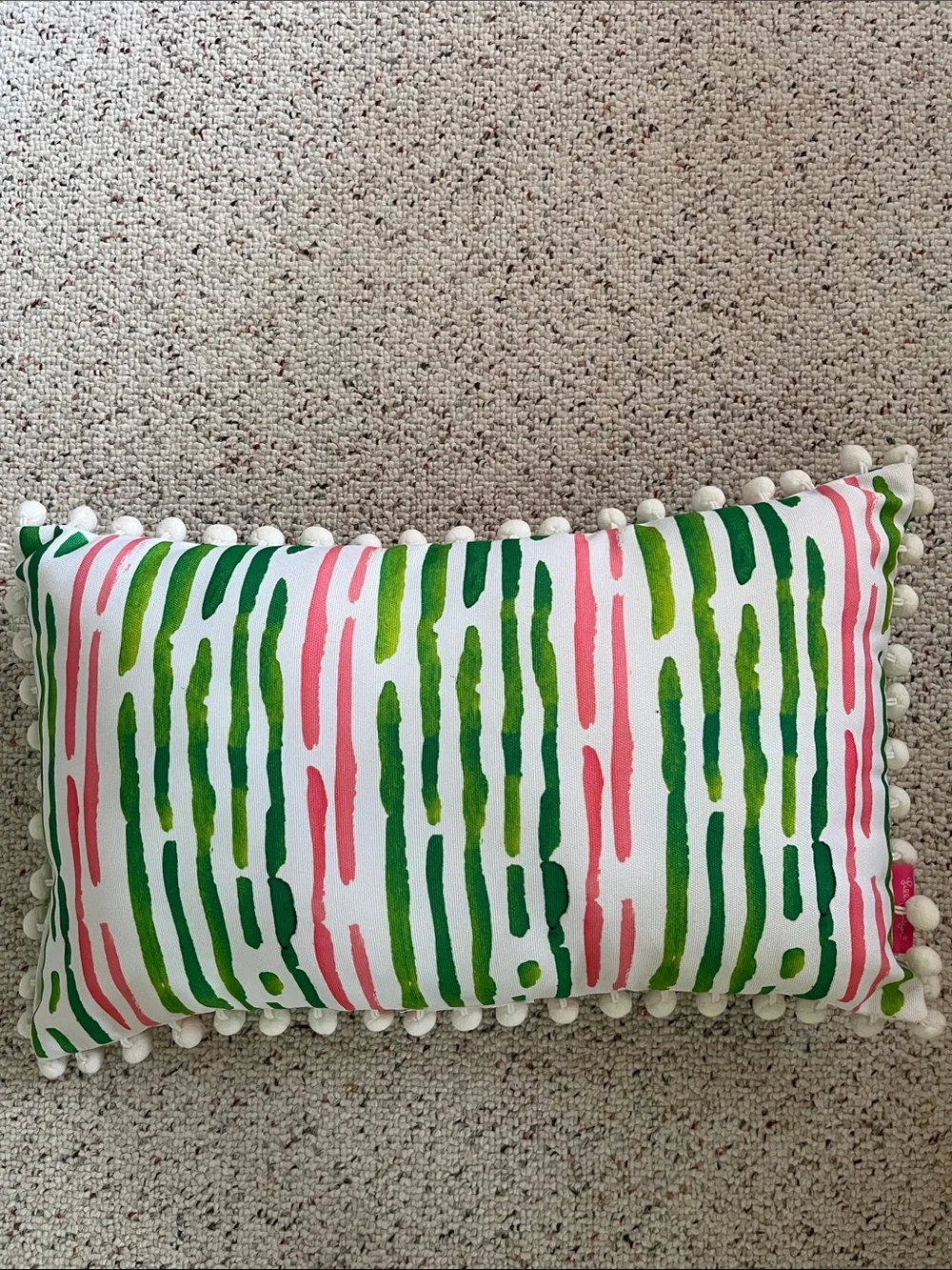 Lily Pulitzer Pink Flamingo Decorative Throw Pillow